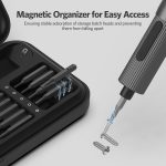 Electric Screwdriver, Max 3 N.m More Powerful, 25 in 1 Magnetic Storage, Precision Repair Tool Set for Phone Camera Laptop Watch, Screw in Out, Two Speed Options, Longer Battery Life - Image 2