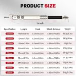 High Magnetic Screwdriver Drill Bit Set, Anti-Slip Magnetic Electric Screwdriver Set, Impact Resistant Non Slip Bit, 25 50 65 70 75 90 100 120 150mm (9Pcs) - Image 2