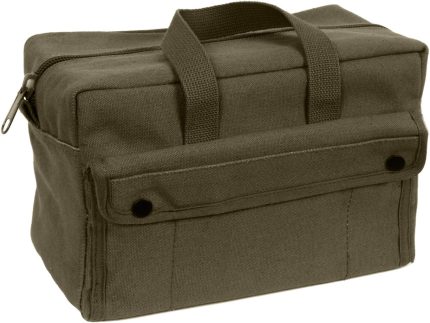 Men's large-capacity tool organizer, made of thickened canvas, easily holds wrenches and pliers.